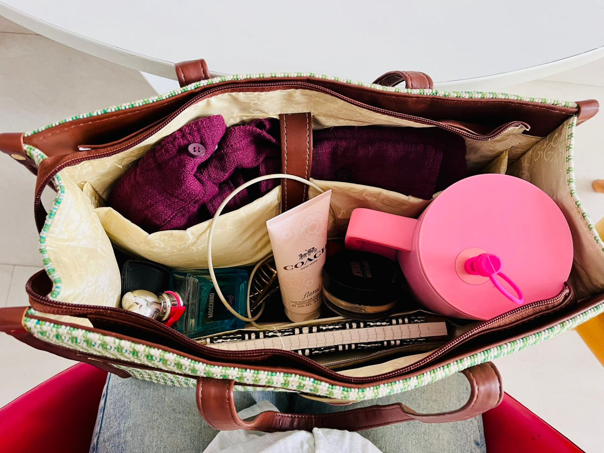 The Akhirah Office Tote- Matcha