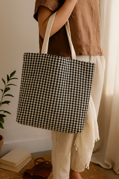 Akhirah Tote-Black & White