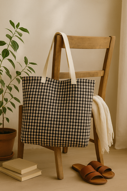 Akhirah Tote-Black & White