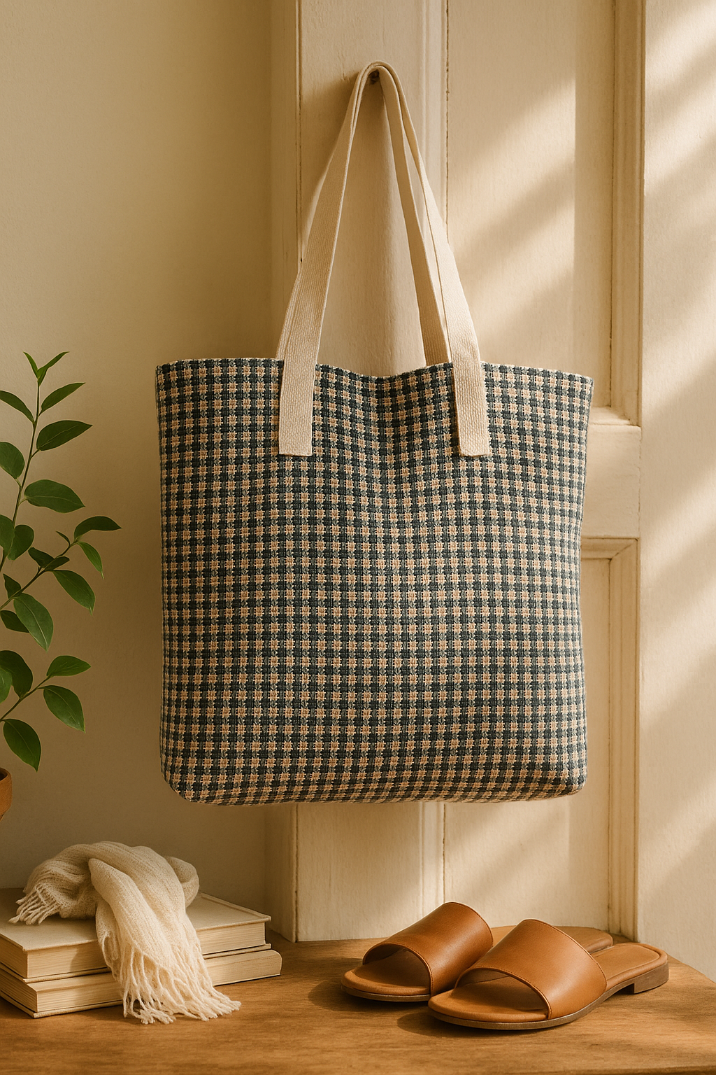 Akhirah Tote-Black & White