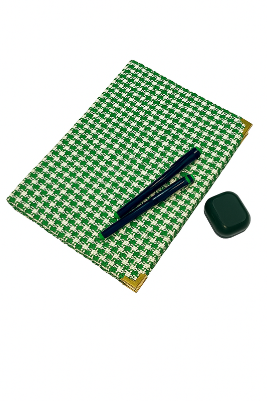 Akhirah Studio Notebook- Green and White