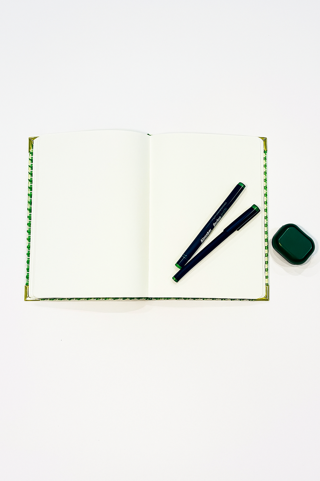 Akhirah Studio Notebook- Green and White